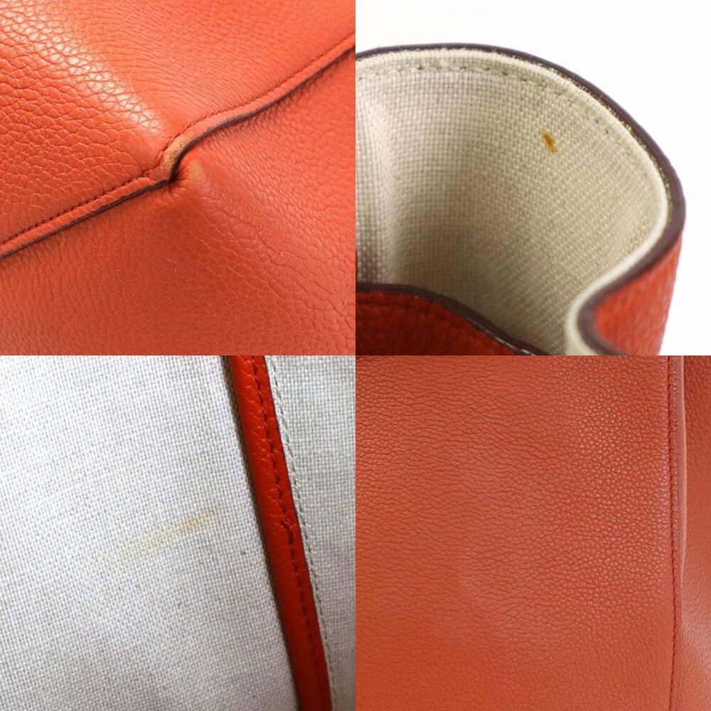 Celine Phantom Cabas Orange Handbag Leather - Picture 3 of 4